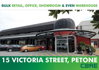 Bulk Retail Office or Showroom for Lease Petone Wellington
